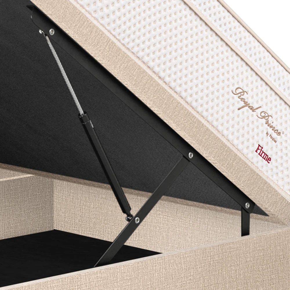 DORMITORIO BOXET PARAISO ROYAL PRINCE FIRME 1.5 PLAZAS + 1 ALMOHADA VISCOELÁSTICA - 4
