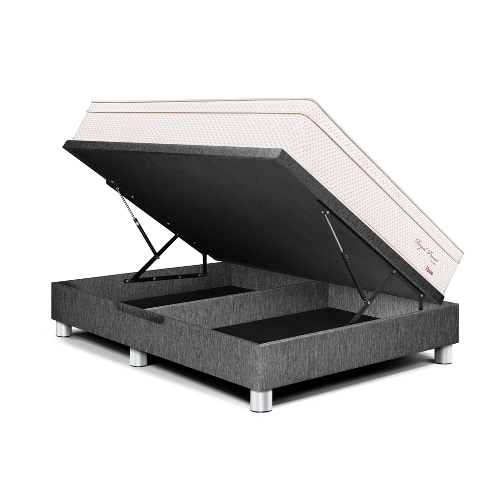 DORMITORIO BOXET PARAISO ROYAL PRINCE FIRME QUEEN + 2 ALMOHADAS VISCOELÁSTICAS - 2