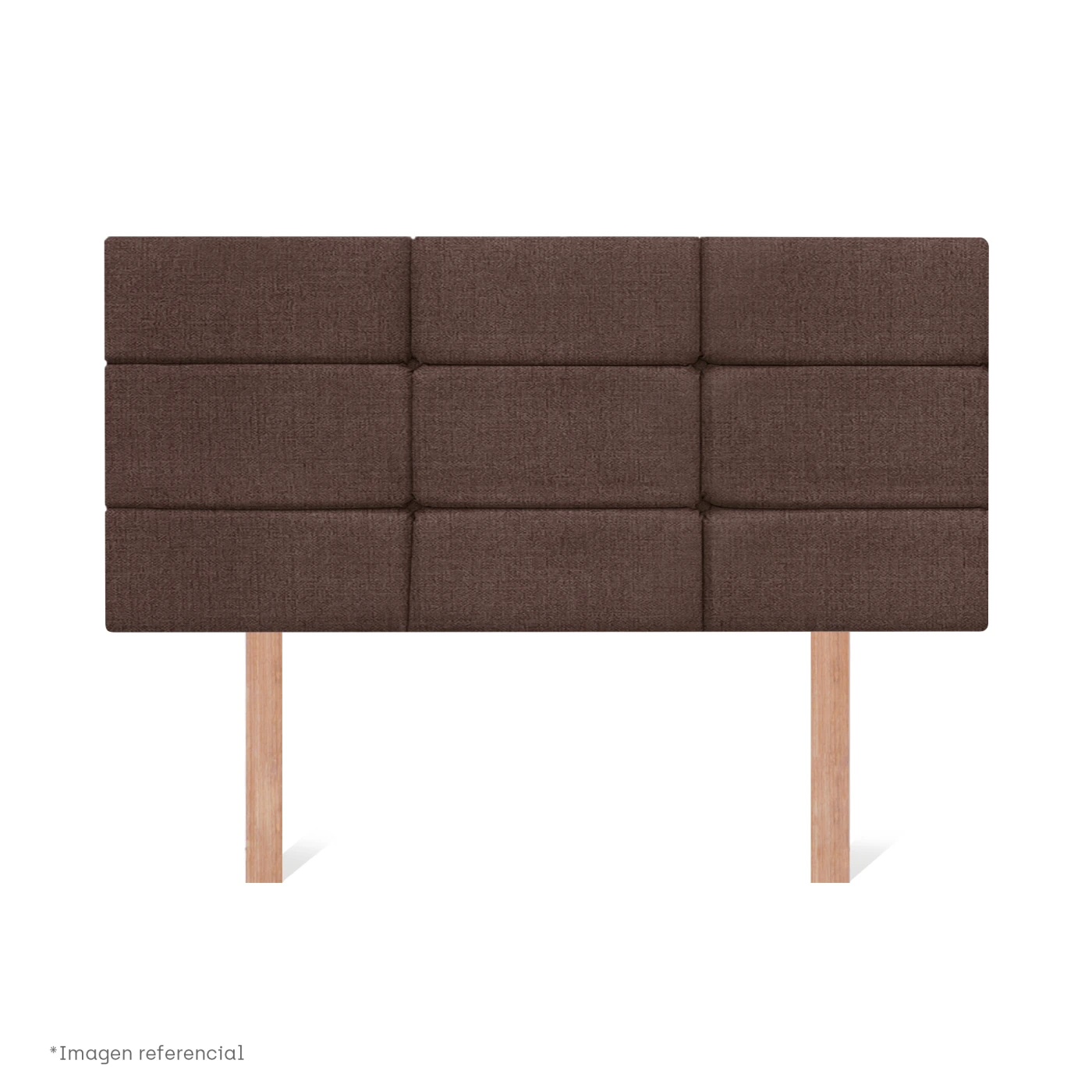 DORMITORIO BOXET PARAÍSO ROYAL CROWN BLOCKS 1.5 PLAZAS CHOCOLATE + 1 ALMOHADA VISCOELÁSTICA - 5