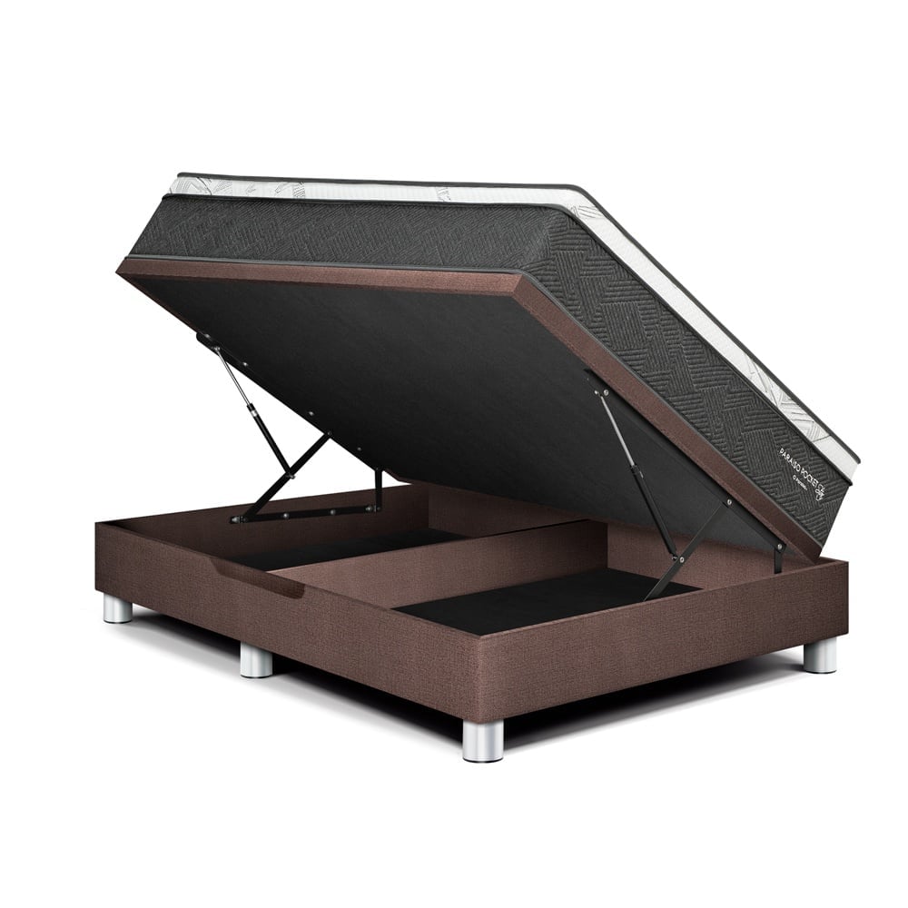 CAMA BOXET PARAISO PARAÍSO POCKET STAR QUEEN CHOCOLATE - 1
