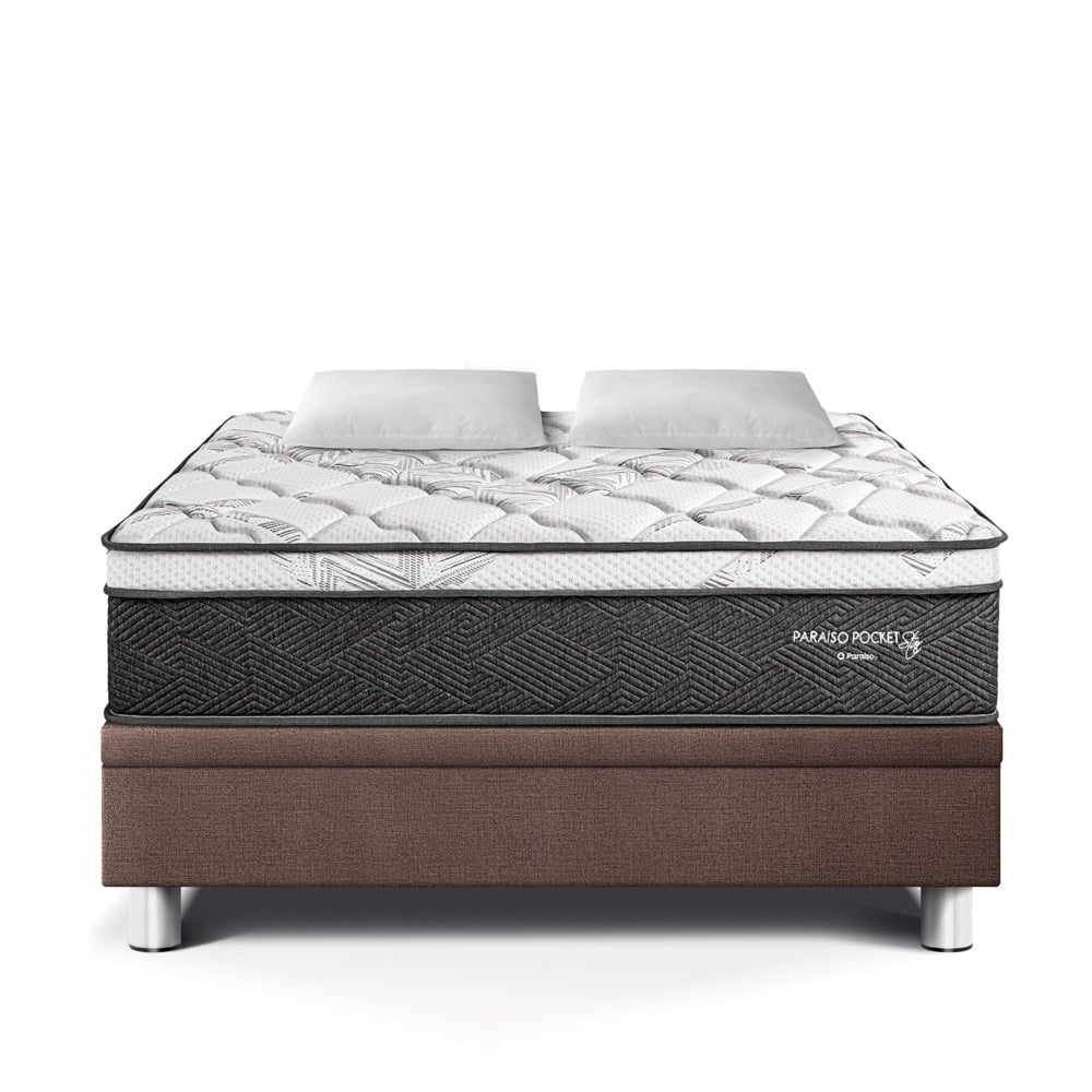 CAMA BOXET PARAISO PARAÍSO POCKET STAR QUEEN CHOCOLATE - 2
