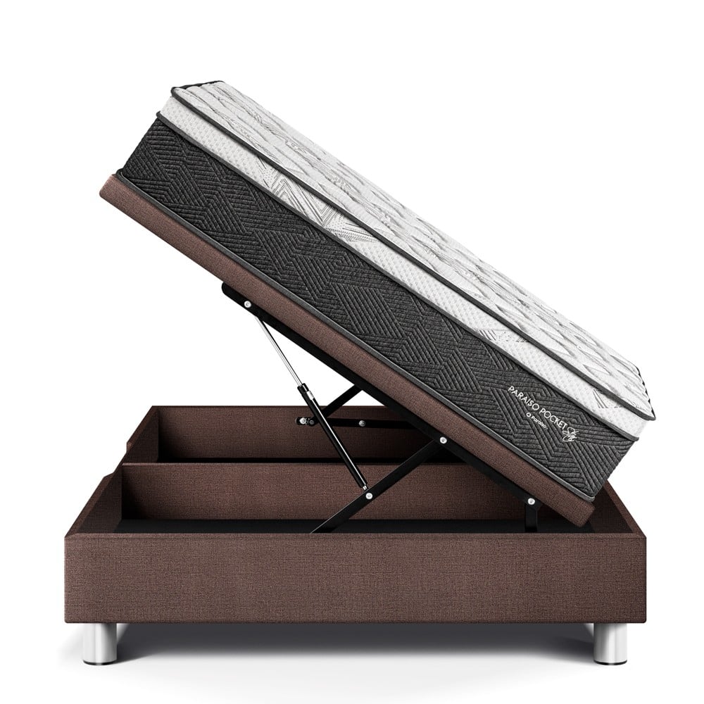 CAMA BOXET PARAISO PARAÍSO POCKET STAR QUEEN CHOCOLATE - 3