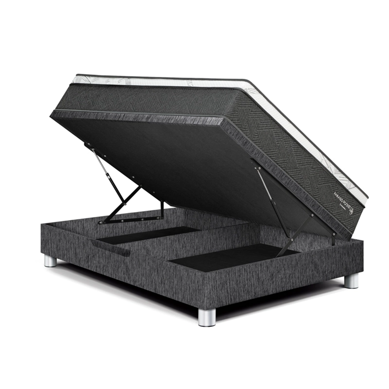 DORMITORIO BOXET PARAÍSO POCKET STAR 1.5 PLAZAS CHARCOAL - 2