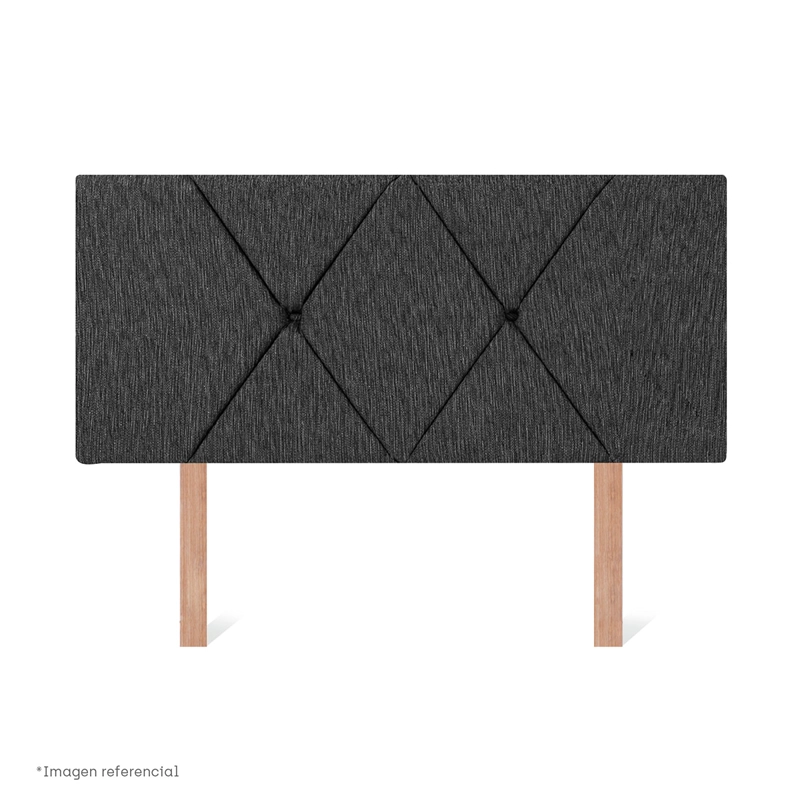 DORMITORIO BOXET PARAÍSO POCKET STAR 1.5 PLAZAS CHARCOAL - 5