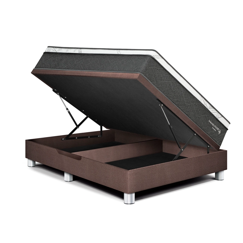 DORMITORIO BOXET PARAÍSO POCKET STAR QUEEN CHOCOLATE - 2