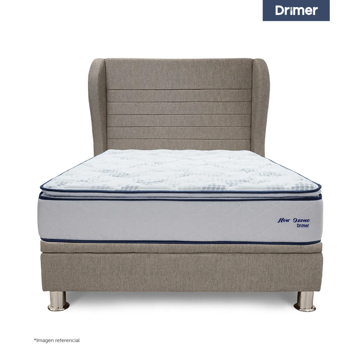 DORMITORIO BOXET DRIMER NEW OZONO QUEEN BEIGE - 1