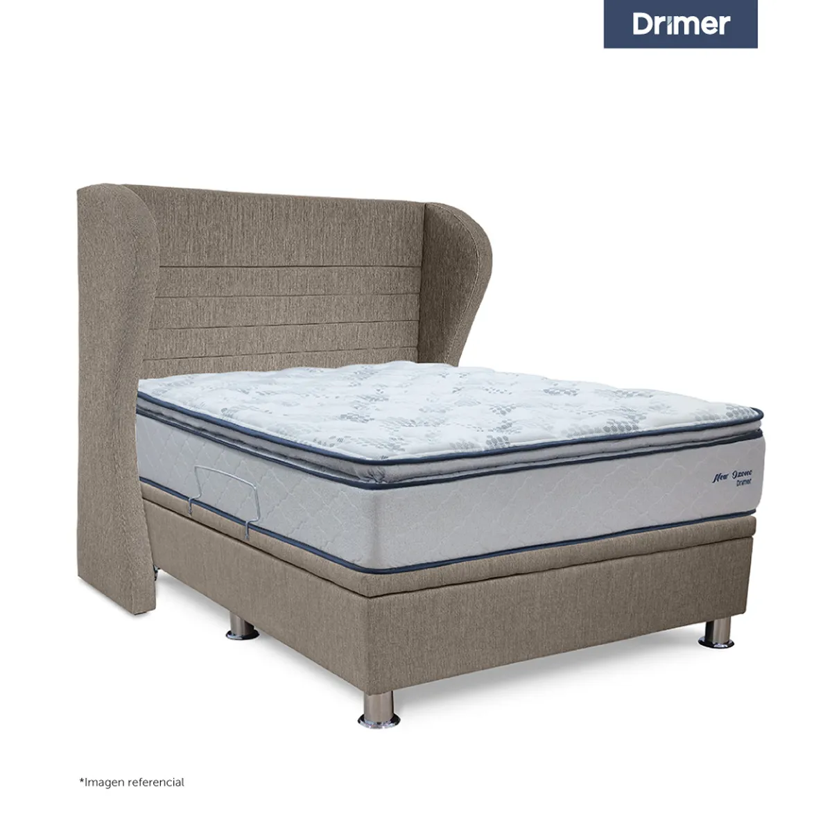 DORMITORIO BOXET DRIMER NEW OZONO QUEEN BEIGE - 2