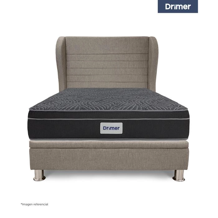 DORMITORIO BOXET DRIMER VENTUS 2 PLAZAS CABECERA BRETANNA BEIGE - 2