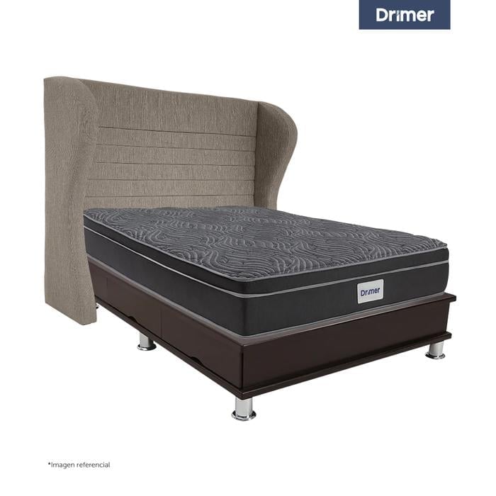 DORMITORIO OPORTO DRIMER VENTUS QUEEN BRETANNA BEIGE - 1
