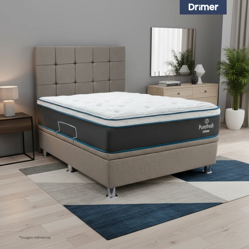 DORMITORIO BOXET DRIMER PURE FRESH QUEEN BEIGE - 1