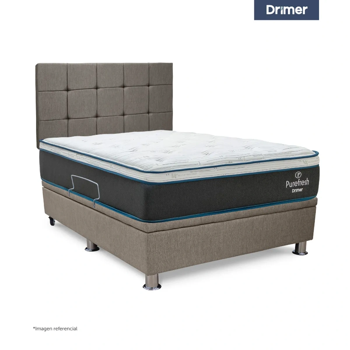 DORMITORIO BOXET DRIMER PURE FRESH QUEEN BEIGE - 3