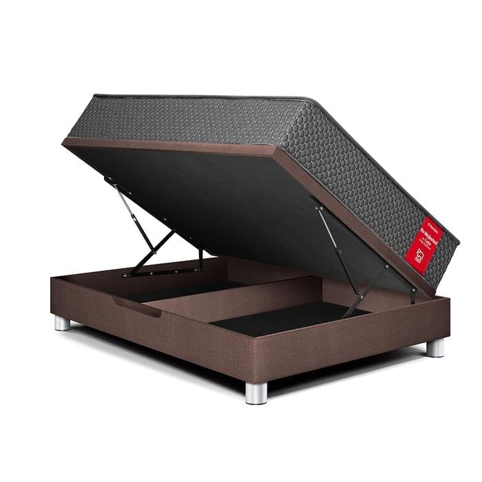 CAMA BOXET PARAISO SU MAJESTAD 2 PLAZAS CHOCOLATE - 1