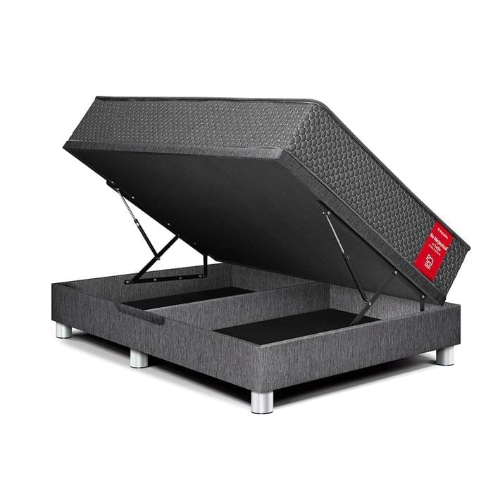 CAMA BOXET PARAISO SU MAJESTAD QUEEN GRIS - 1