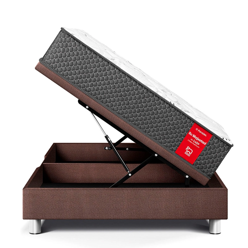 JUEGO DE DORMITORIO BOXET PARAISO SU MAJESTAD 1.5 PLAZAS CHOCOLATE - 3