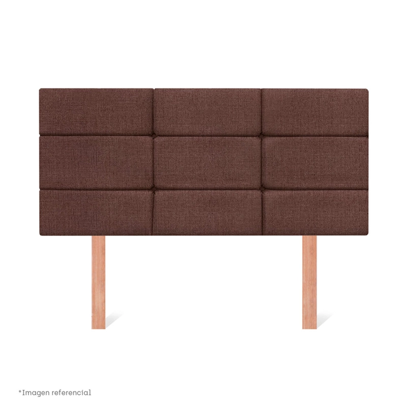JUEGO DE DORMITORIO BOXET PARAISO SU MAJESTAD 1.5 PLAZAS CHOCOLATE - 5