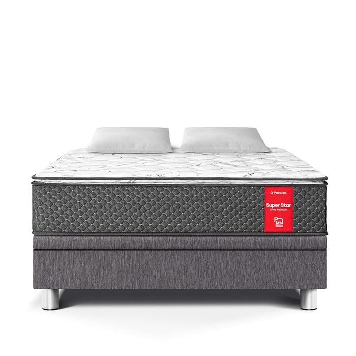 CAMA BOXET PARAISO SUPER STAR QUEEN GRIS - 2