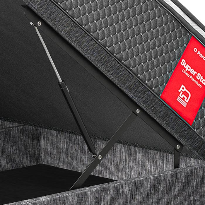 CAMA BOXET PARAISO SUPER STAR QUEEN GRIS - 4