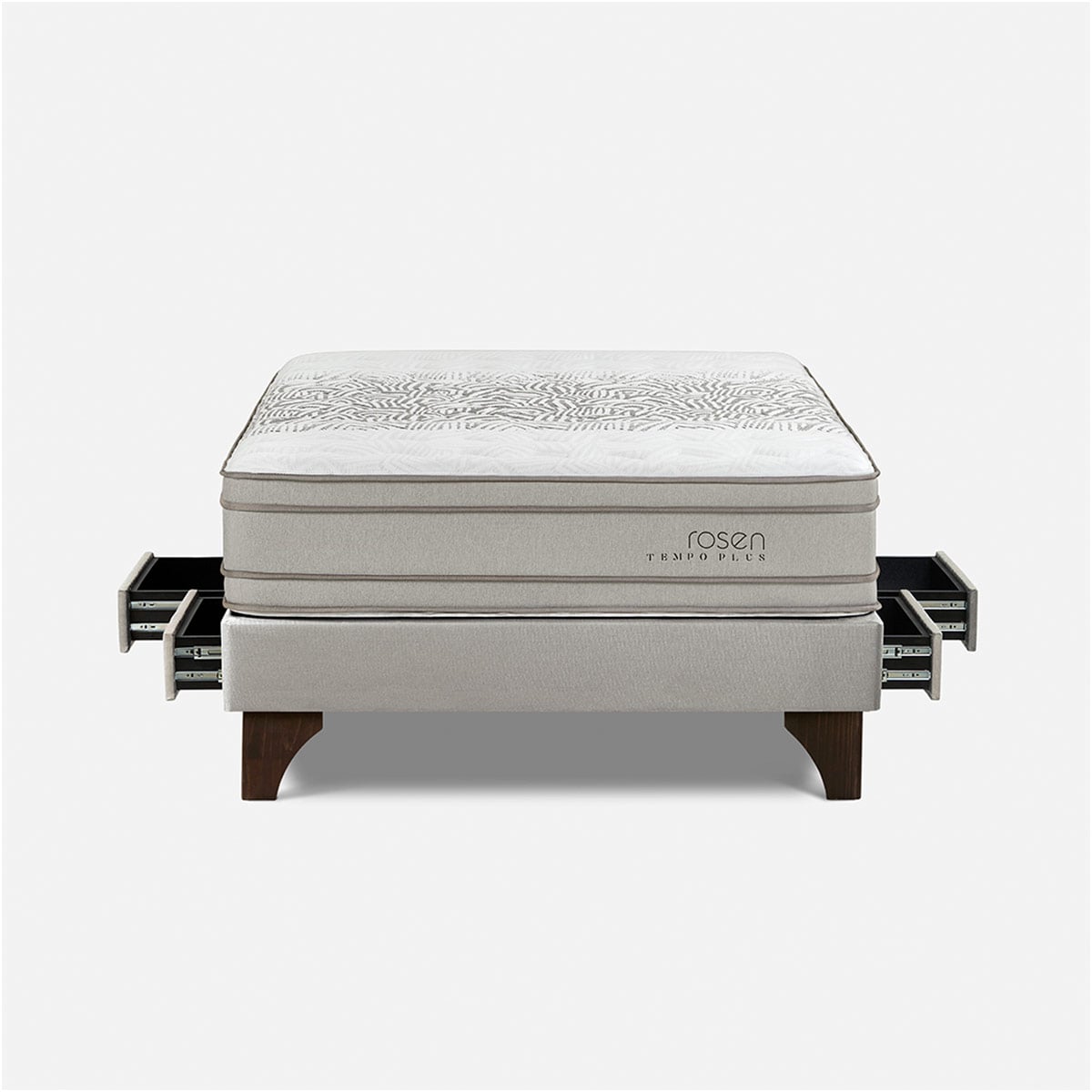 CAMA EUROPEA CON CAJONES ROSEN TEMPO PLUS 2 PLAZAS - 1