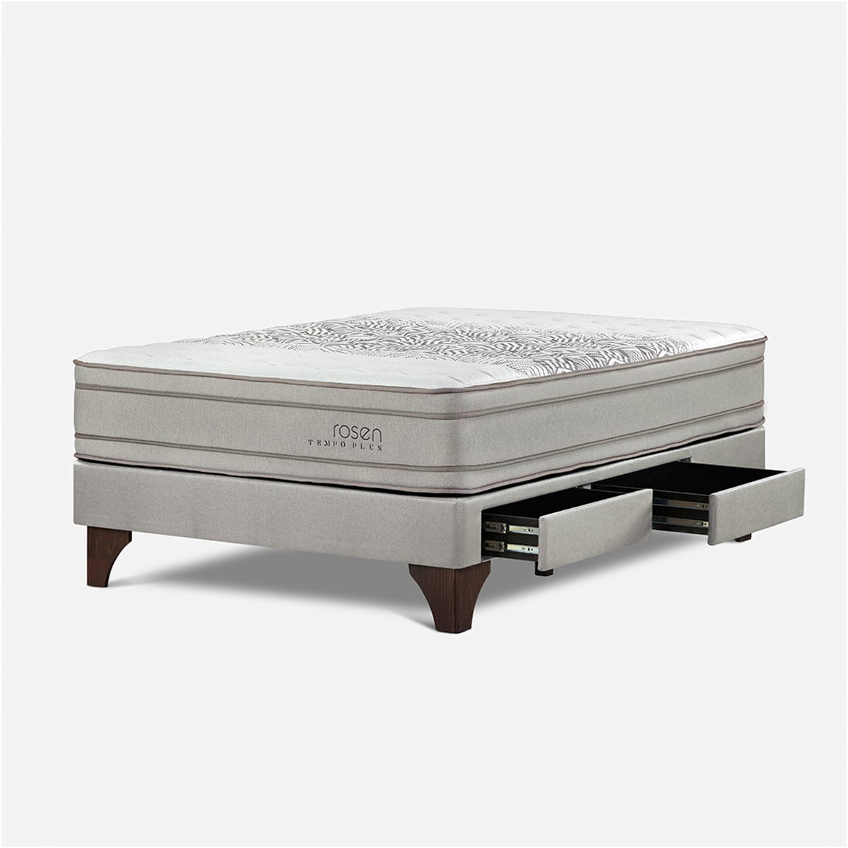 CAMA EUROPEA CON CAJONES ROSEN TEMPO PLUS 2 PLAZAS - 3