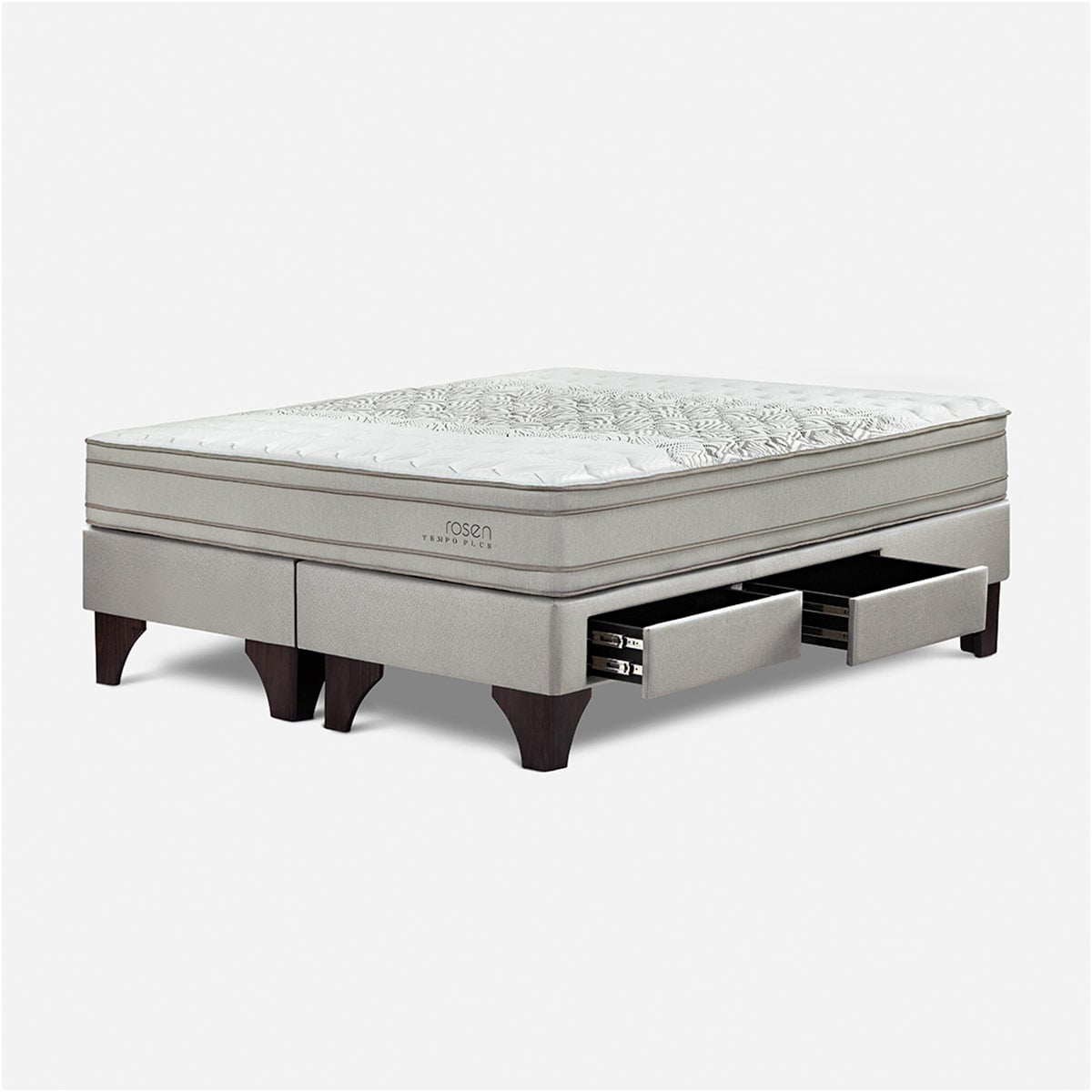 CAMA EUROPEA CON CAJONES ROSEN TEMPO PLUS QUEEN - 3