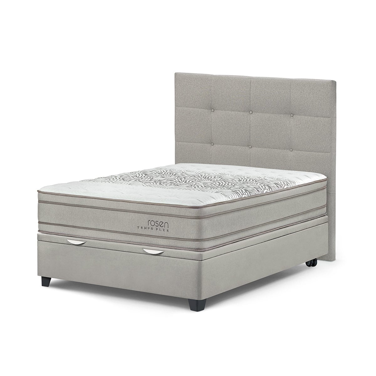 DORMITORIO BOXET ROSEN TEMPO PLUS 2 PLAZAS ISSEY NIEBLA - 2