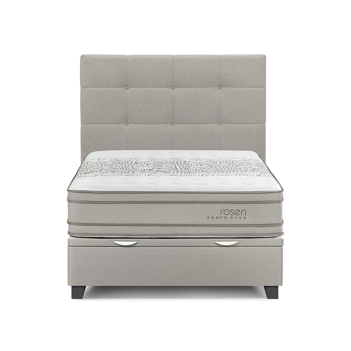 DORMITORIO BOXET ROSEN TEMPO PLUS 2 PLAZAS ISSEY NIEBLA - 3
