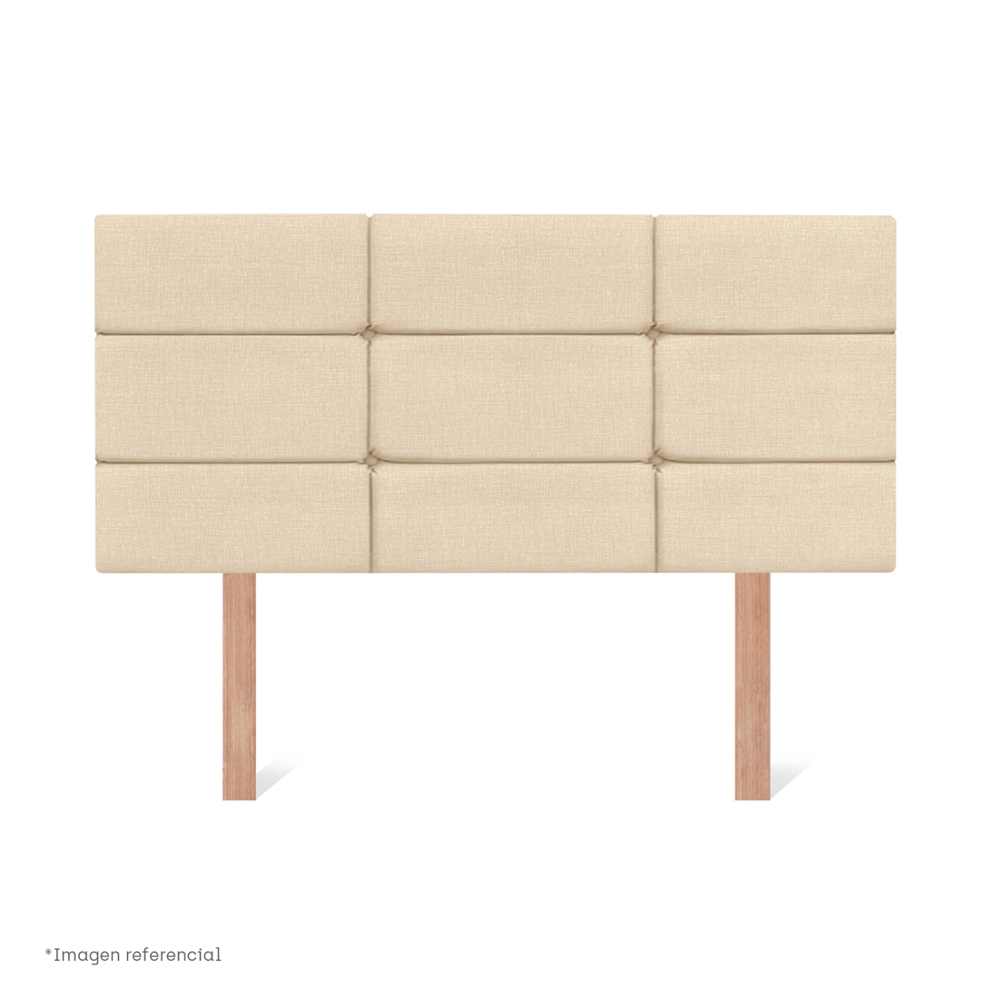 DORMITORIO BOXET PARAÍSO ROYAL CLOUD BLOCKS 1.5 PLAZAS CHAMPAGNE + 1 ALMOHADA VISCOELÁSTICA - 5