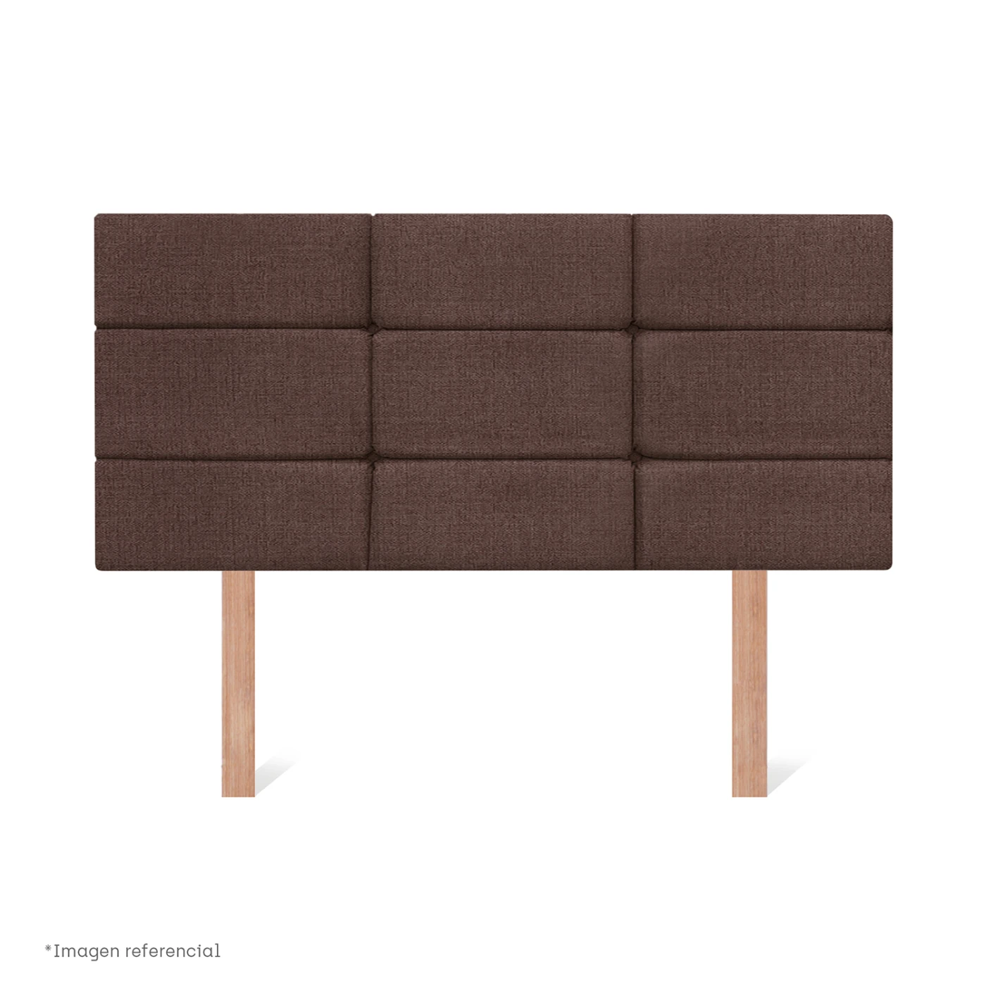 DORMITORIO BOXET PARAÍSO ROYAL CLOUD BLOCKS 1.5 PLAZAS CHOCOLATE + 1 ALMOHADA VISCOELÁSTICA - 5