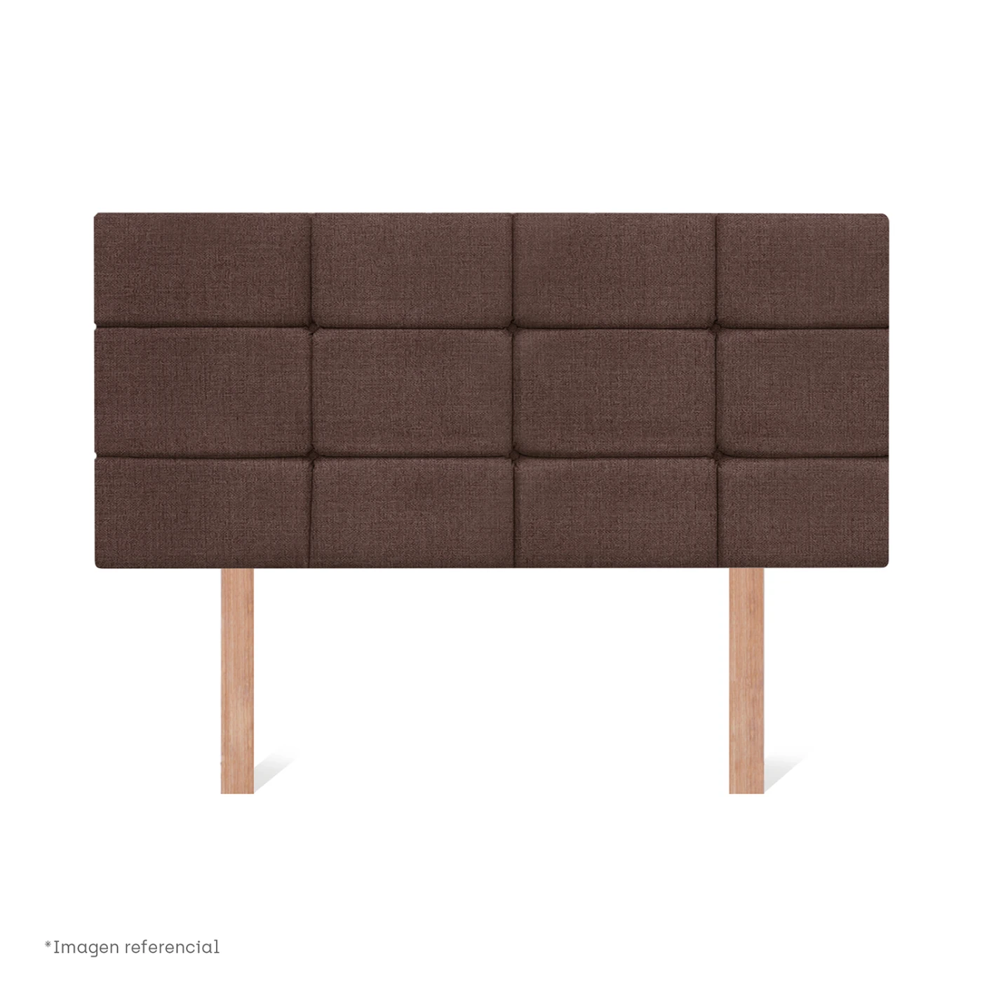 DORMITORIO BOXET PARAÍSO ROYAL CLOUD BLOCKS 2 PLAZAS CHOCOLATE + 2 ALMOHADAS VISCOELÁSTICAS - 5
