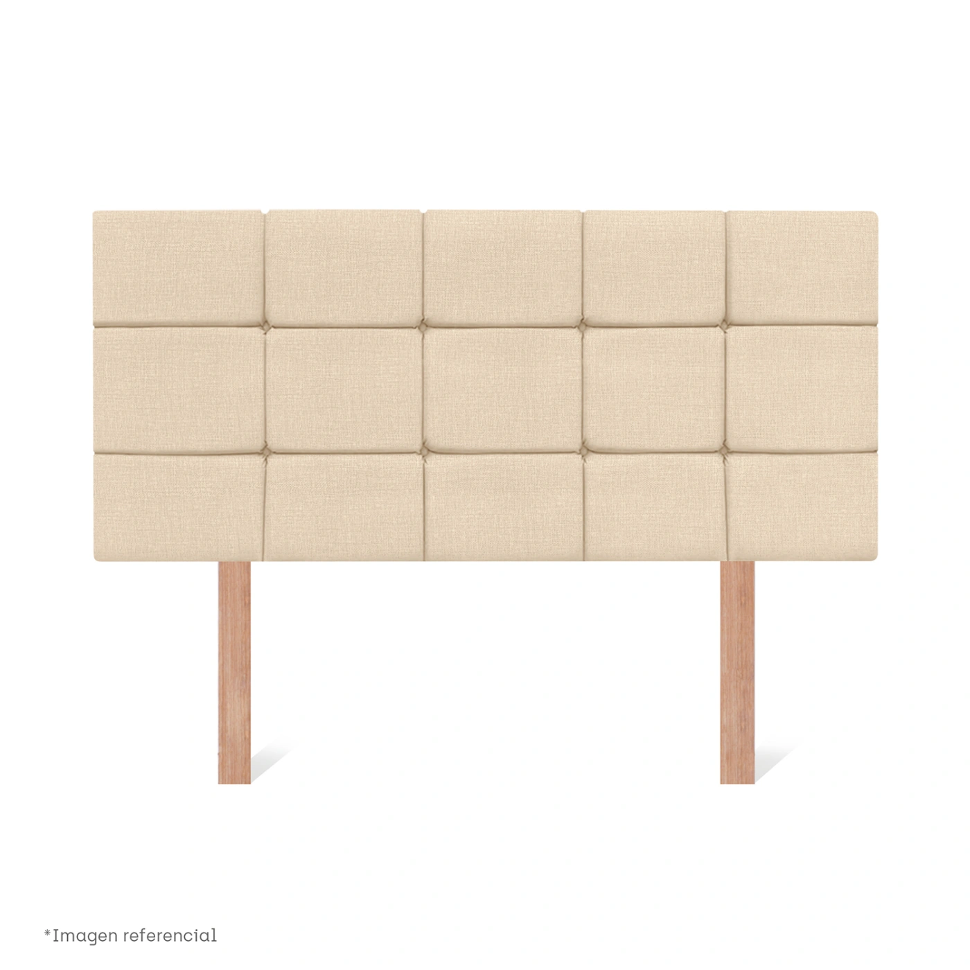 DORMITORIO BOXET PARAÍSO ROYAL CLOUD BLOCKS QUEEN CHAMPAGNE + 2 ALMOHADAS VISCOELÁSTICAS - 5