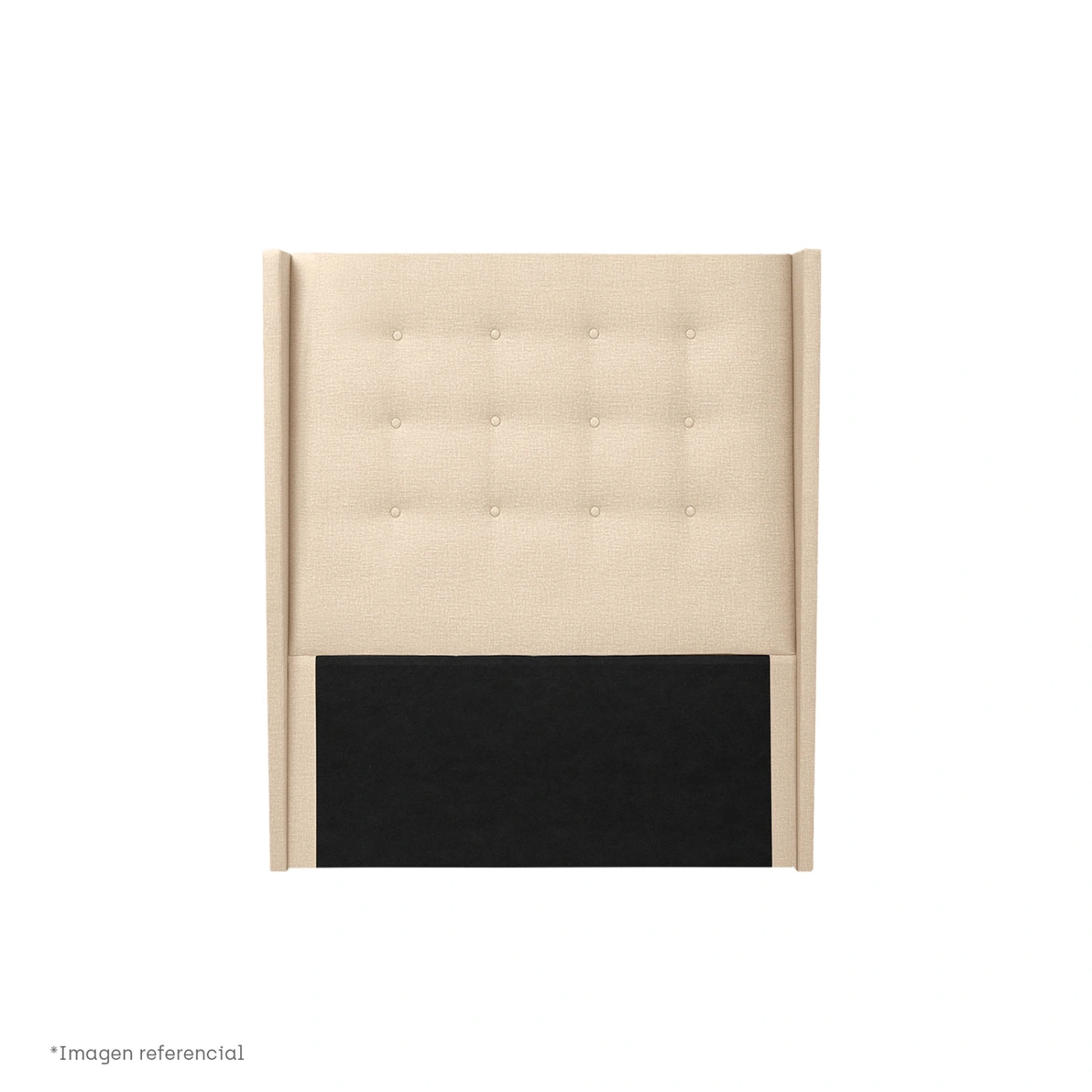 DORMITORIO BOXET PARAÍSO ROYAL CLOUD GOLD 1.5 PLAZAS CHAMPAGNE + 1 ALMOHADA VISCOELÁSTICA - 5