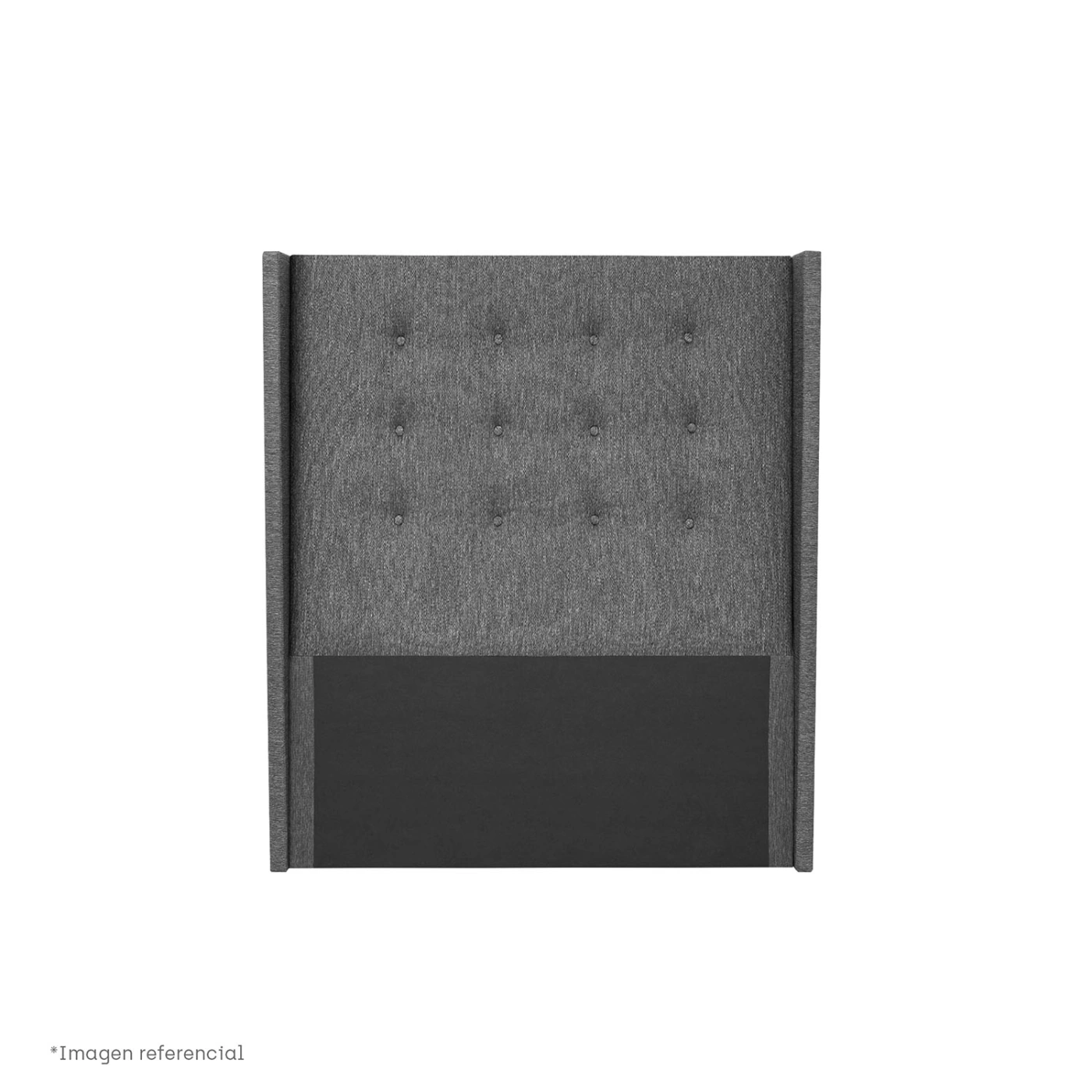 DORMITORIO BOXET PARAÍSO ROYAL CLOUD GOLD 1.5 PLAZAS GRIS + 1 ALMOHADA VISCOELÁSTICA - 5