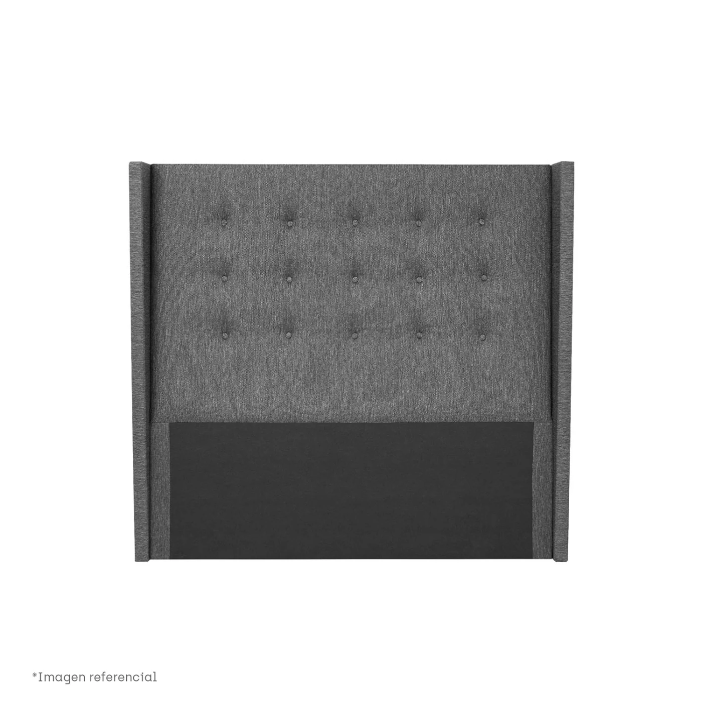 DORMITORIO BOXET PARAÍSO ROYAL CLOUD GOLD 2 PLAZAS GRIS + 2 ALMOHADAS VISCOELÁSTICAS - 5