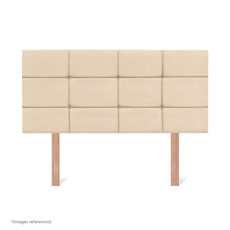 DORMITORIO BOXET PARAÍSO POCKET STAR BLOCKS 2 PLAZAS CHAMPAGNE - 5