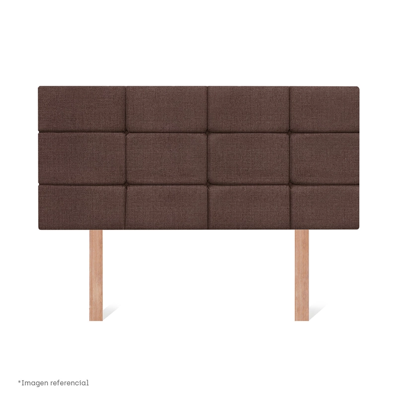 DORMITORIO BOXET PARAÍSO POCKET STAR BLOCKS 2 PLAZAS CHOCOLATE - 5
