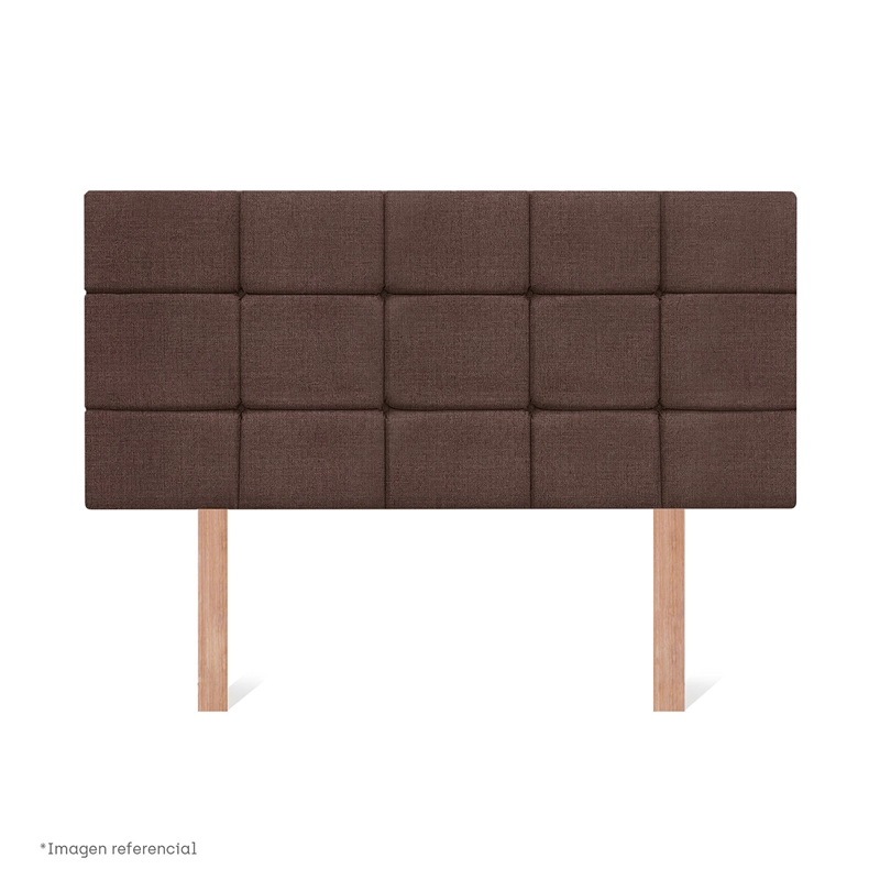 DORMITORIO BOXET PARAÍSO POCKET STAR BLOCKS QUEEN CHOCOLATE - 5