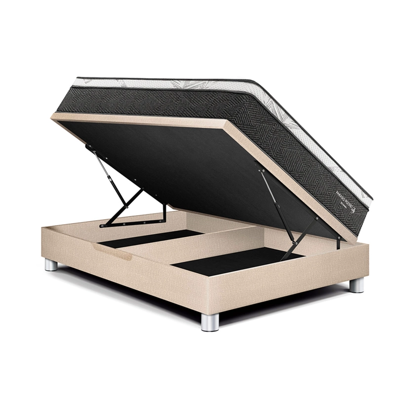 DORMITORIO BOXET PARAÍSO POCKET STAR GOLD 1.5 PLAZAS CHAMPAGNE - 2