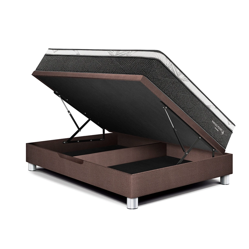 DORMITORIO BOXET PARAÍSO POCKET STAR GOLD 2 PLAZAS CHOCOLATE - 2