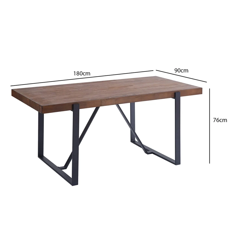 JUEGO DE COMEDOR RIPLEY HOME IRONBRIDGE + TOLIX 6 SILLAS - 4