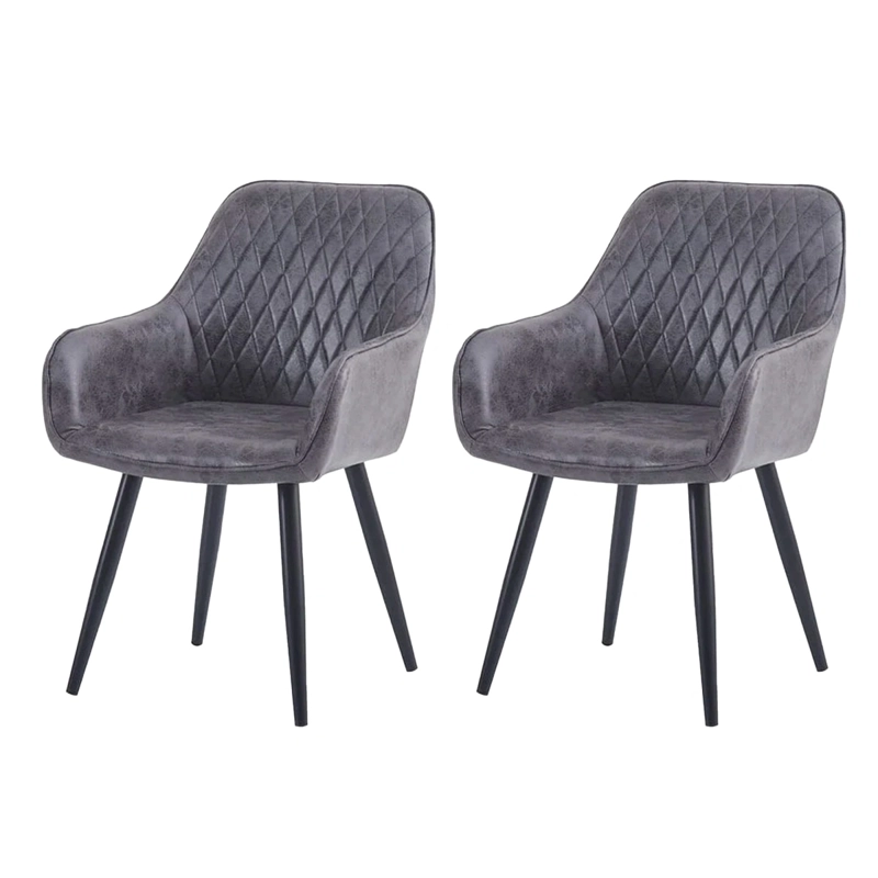 SET X2 SILLAS DE COMEDOR RIPLEY HOME MARCELO GRIS - 1