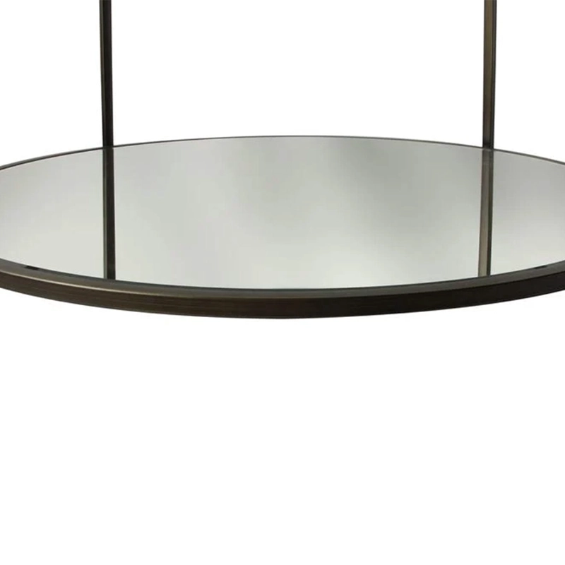 MESA DE CENTRO + MESA LATERAL RIPLEY HOME ESPEJO BRASS - 7