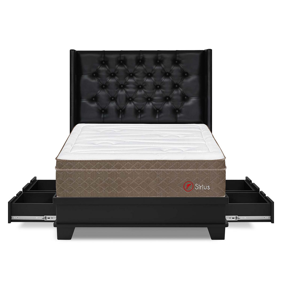 DORMITORIO CON CAJONES FORLI SIRIUS 2 PLAZAS - 1