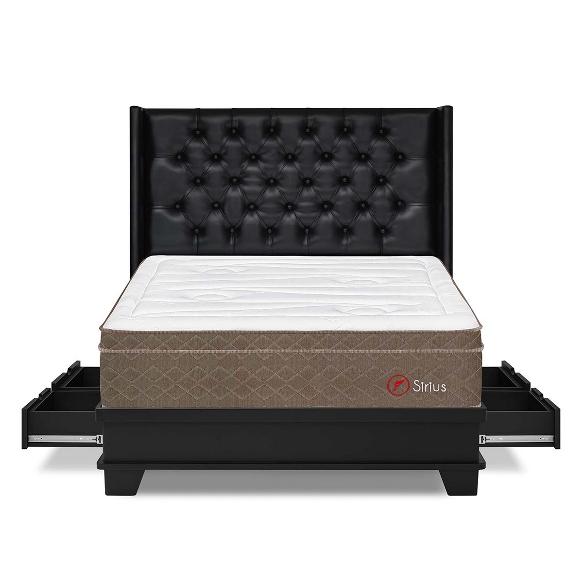 DORMITORIO CON CAJONES FORLI SIRIUS QUEEN - 1