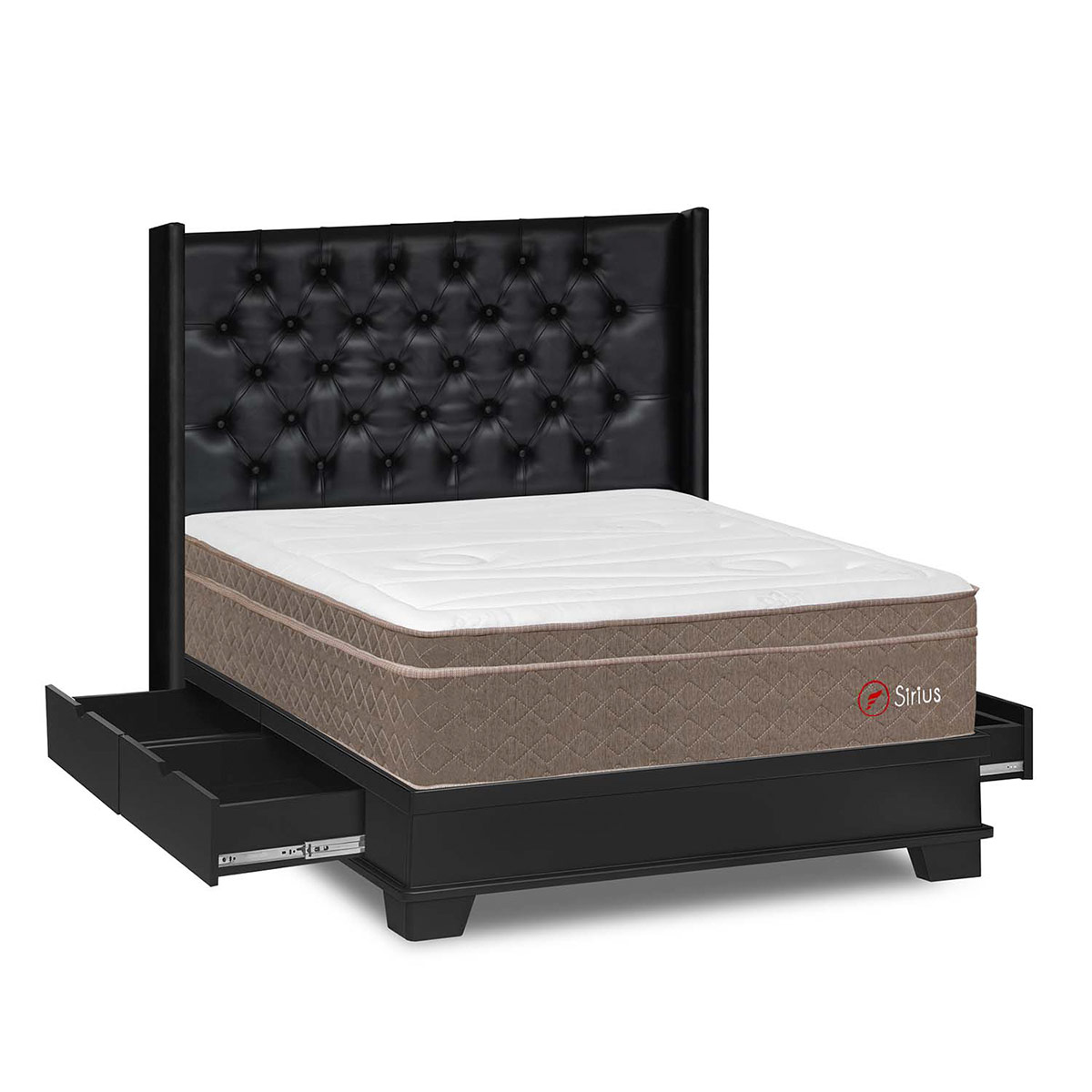 DORMITORIO CON CAJONES FORLI SIRIUS QUEEN - 2