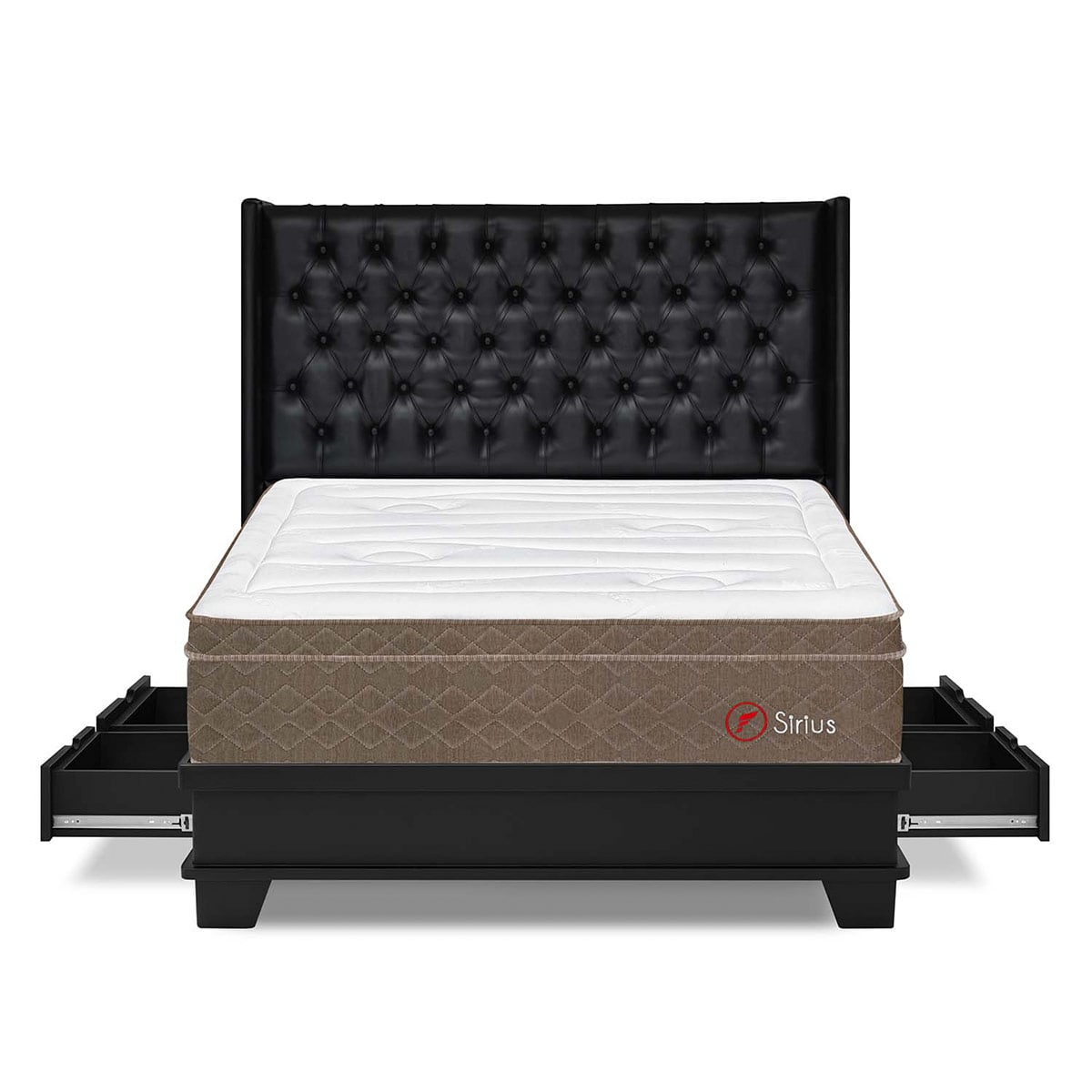 DORMITORIO CON CAJONES FORLI SIRIUS KING - 1