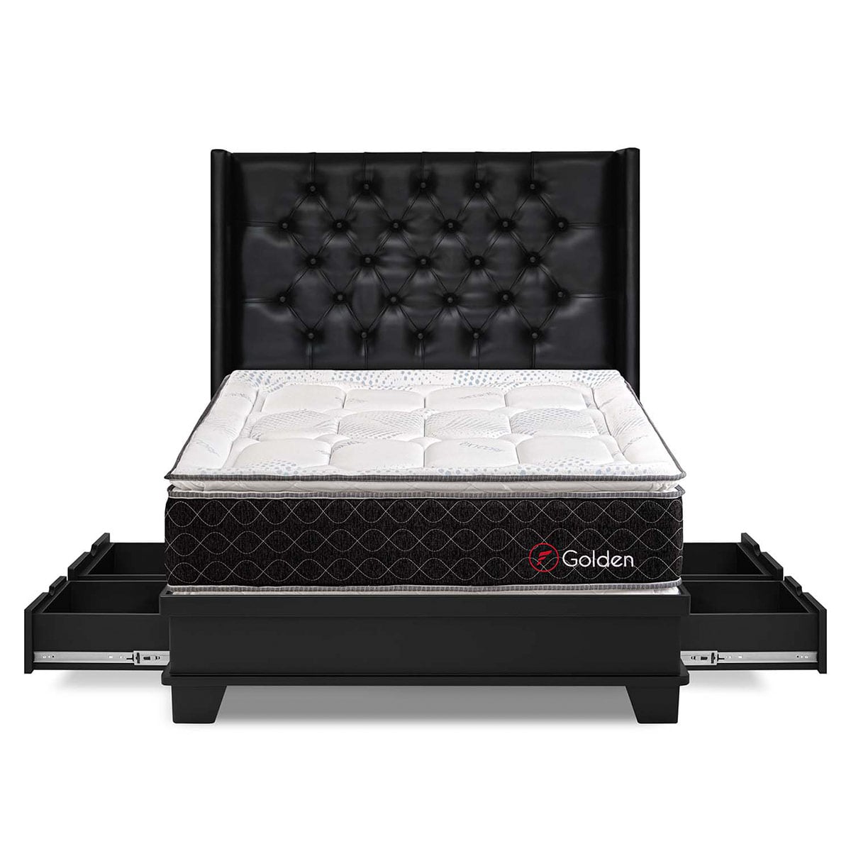 DORMITORIO CON CAJONES FORLI GOLDEN 2 PLAZAS - 1