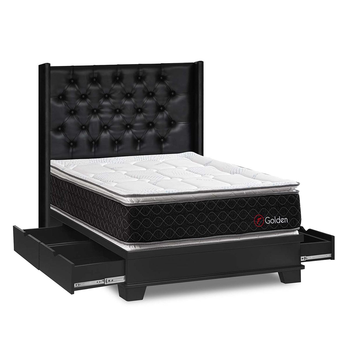 DORMITORIO CON CAJONES FORLI GOLDEN 2 PLAZAS - 2