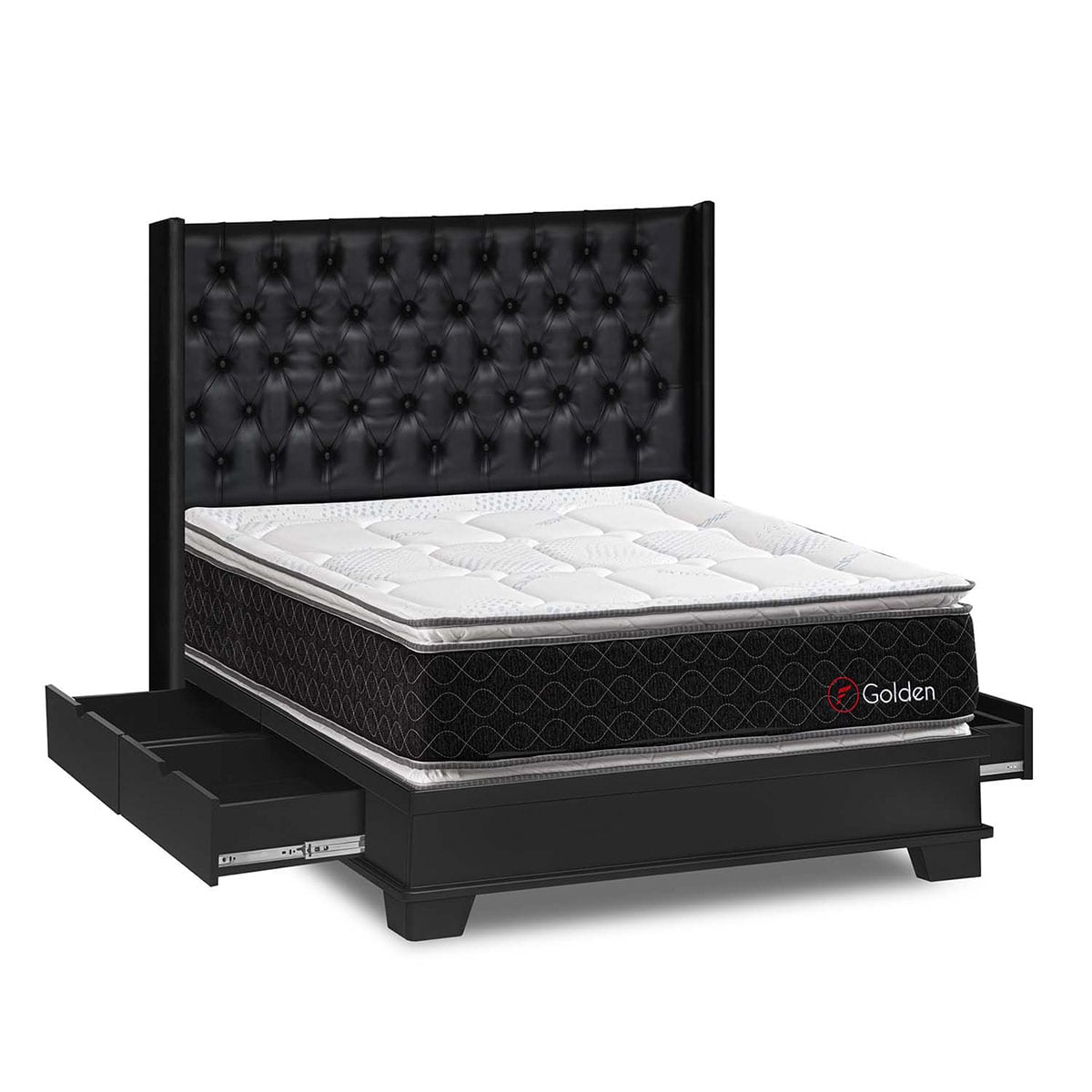DORMITORIO CON CAJONES FORLI GOLDEN KING - 2