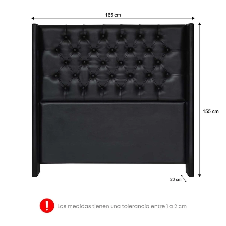 DORMITORIO CON CAJONES FORLI PLATINIUM QUEEN - 11