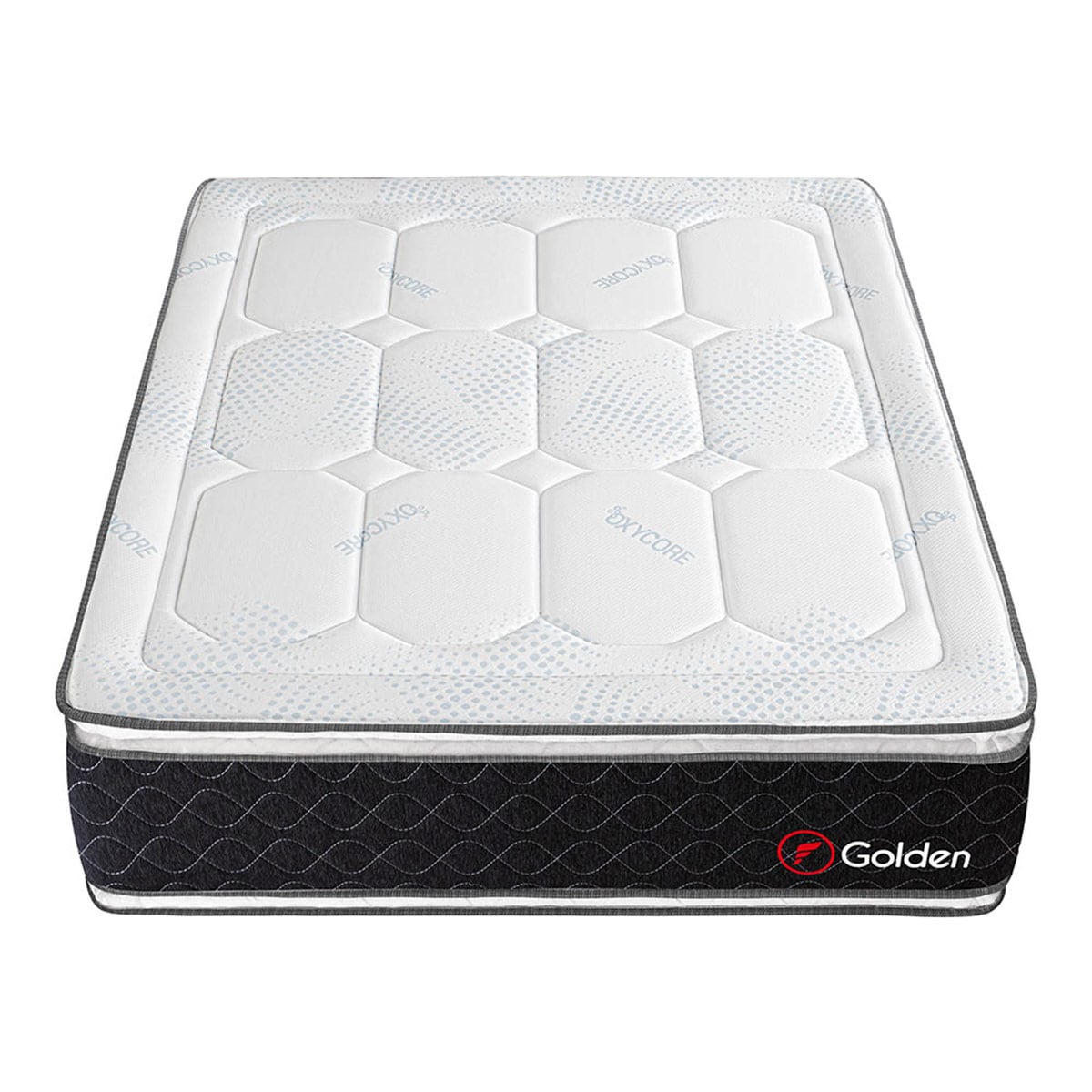 DORMITORIO CON CAJONES + VELADORES FORLI GOLDEN 2 PLAZAS - 5